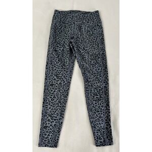 Women's Camo Print Black‎ Gray Leggings Sz Large High Rise Gym